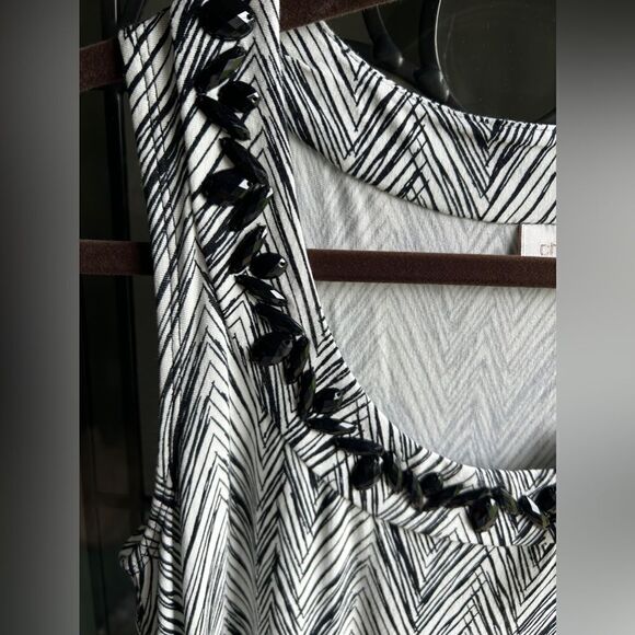 NWT Chicos Embellished Tank Maci Dress - Picture 4 of 7